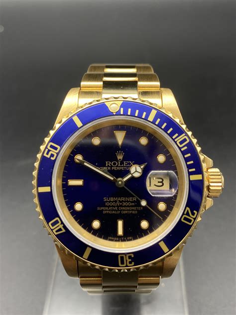 rolex bleu et or|rolex or or.